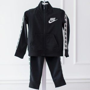 [2-3y] Nike Tracksuit Set - Black